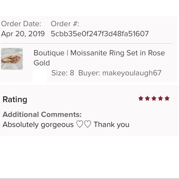 5⭐️RATED | CZ Diamond Simulant Ring Set - Picture 2 of 7